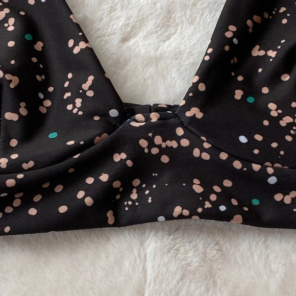 NEW! Stone Fox Swim x Free People Ziggy bikini top, speckle dot 19629 - Picture 4 of 7